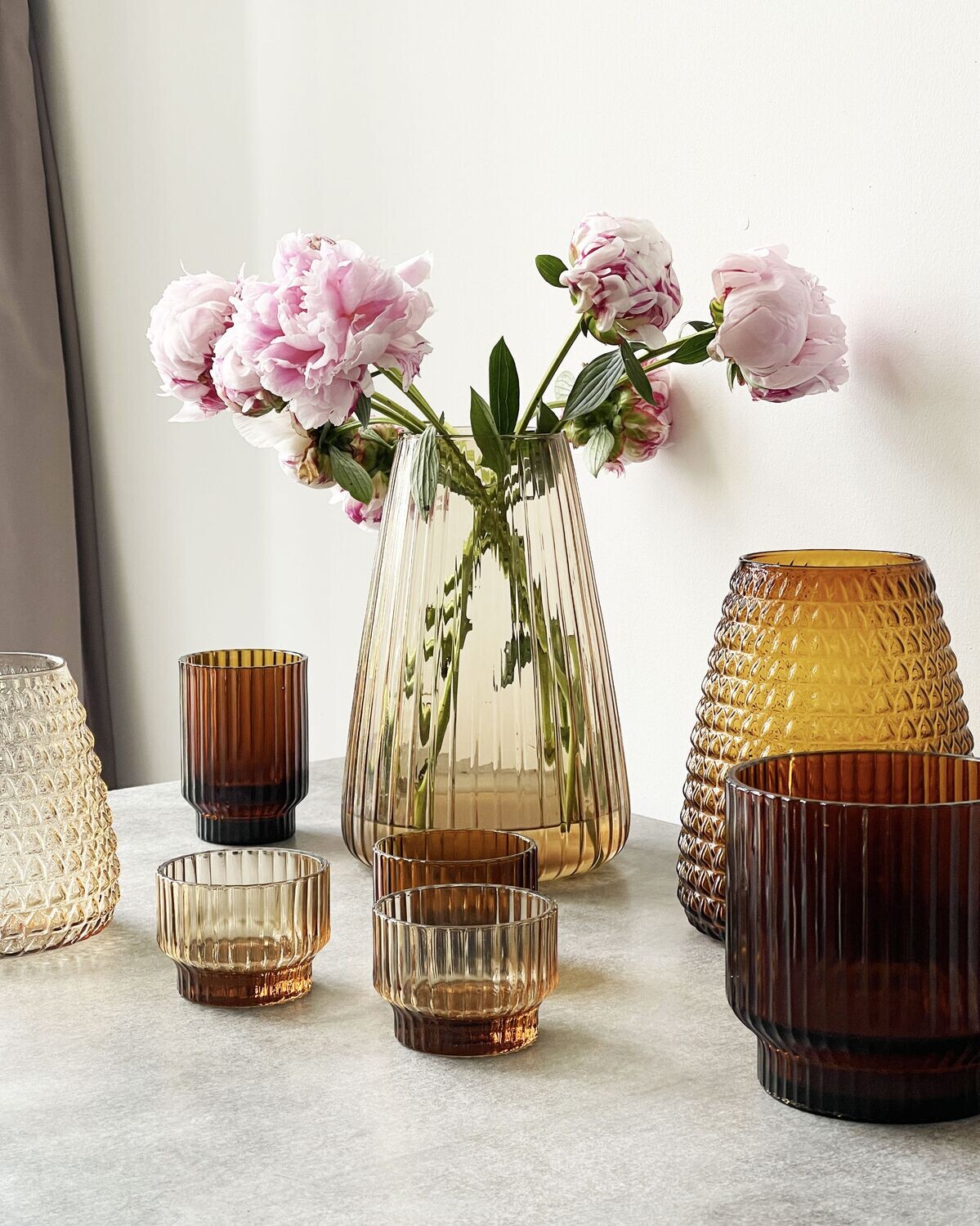 XLBoom - DIM Vase - Scale, Amber
