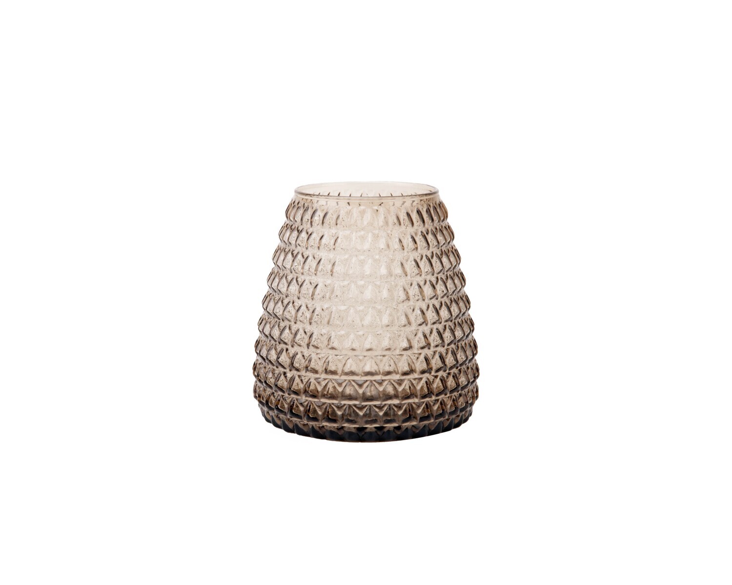 XLBoom - DIM Vase - Scale, Rauchgrau, Grösse: S - (D) 15cm x (H) 16.5cm