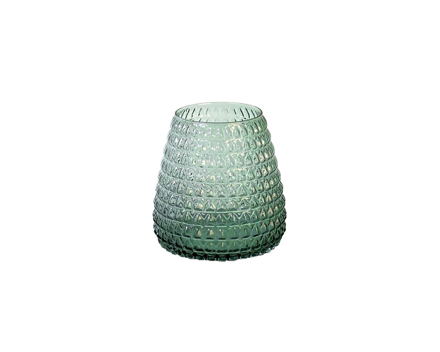 XLBoom - DIM Vase - Scale, Grün hell, Grösse: S - (D) 15cm x (H) 16.5cm