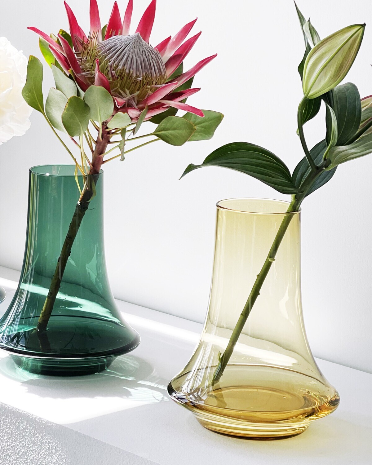XLBoom - SPINN Vase - Amber hell