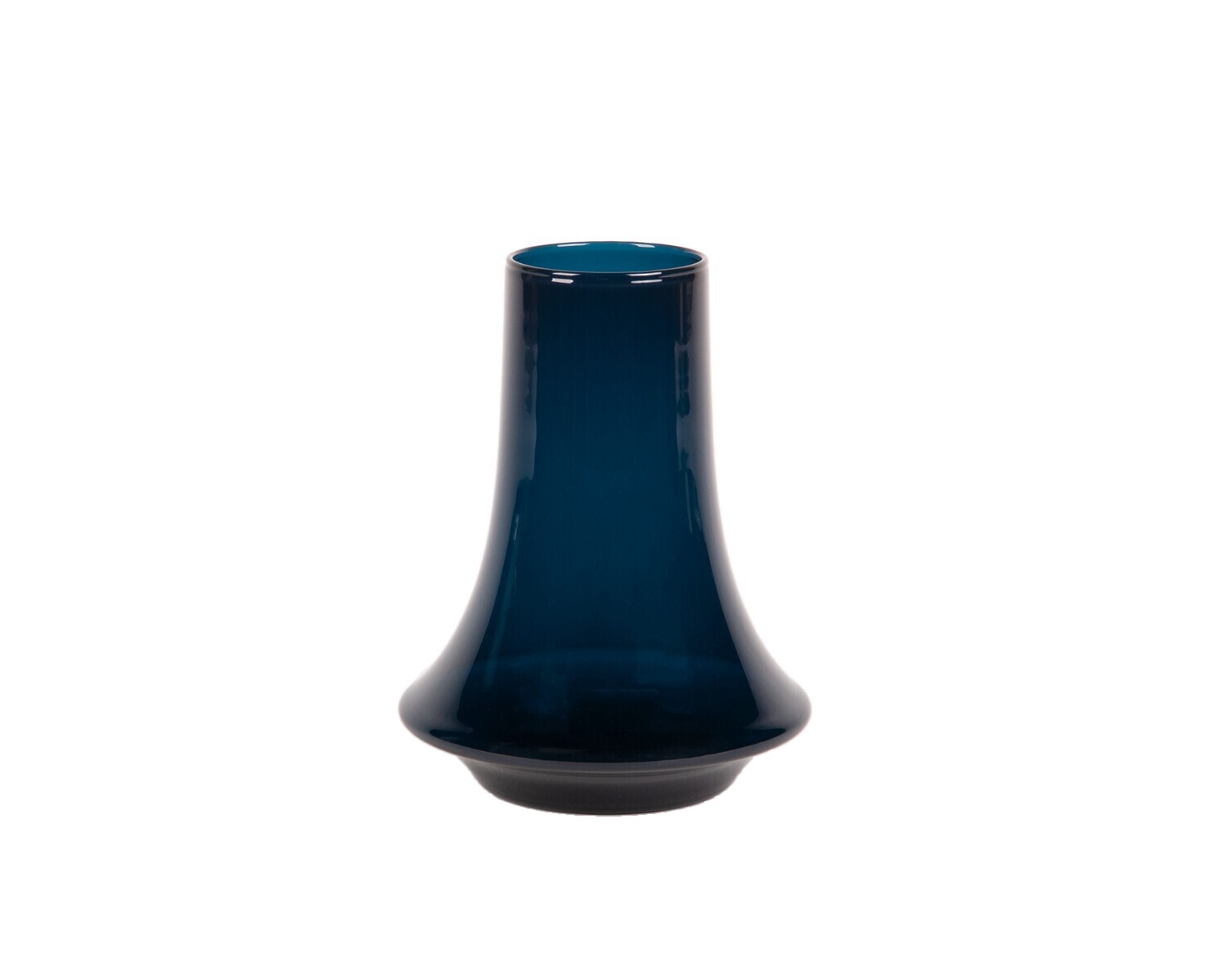 XLBoom - SPINN Vase - Blau, Grösse: M - (D) 20cm x (H) 25cm
