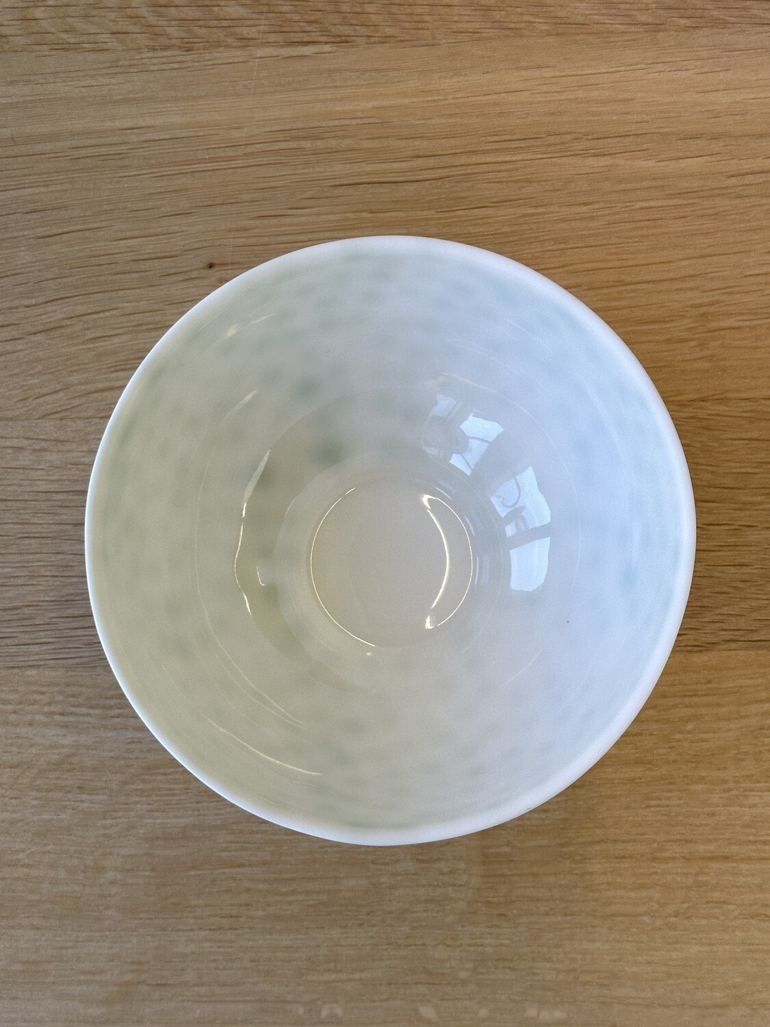 Kaolin Porzellan - Schale gross Türkis