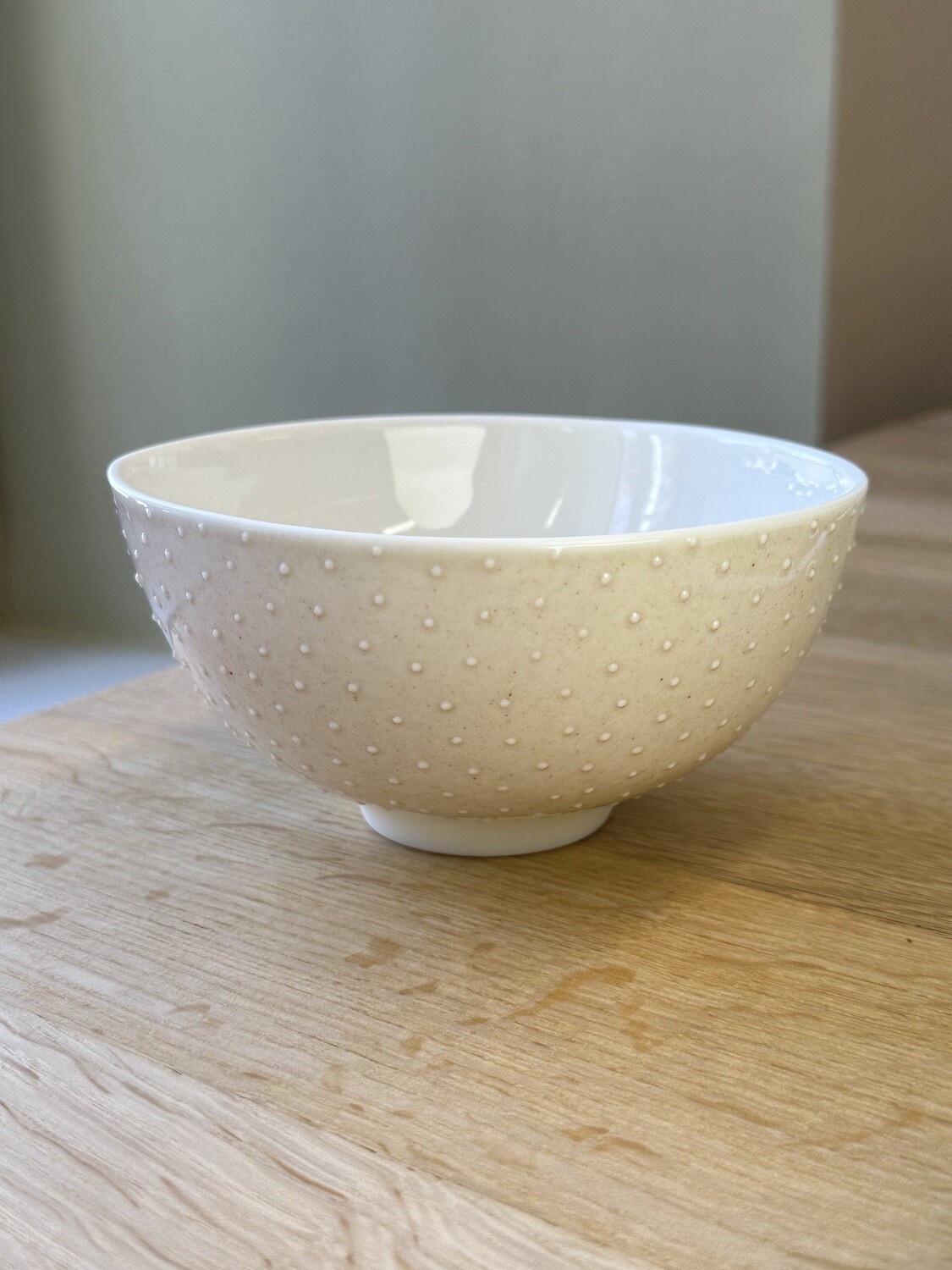 Kaolin Porzellan - Schale gross Rosa