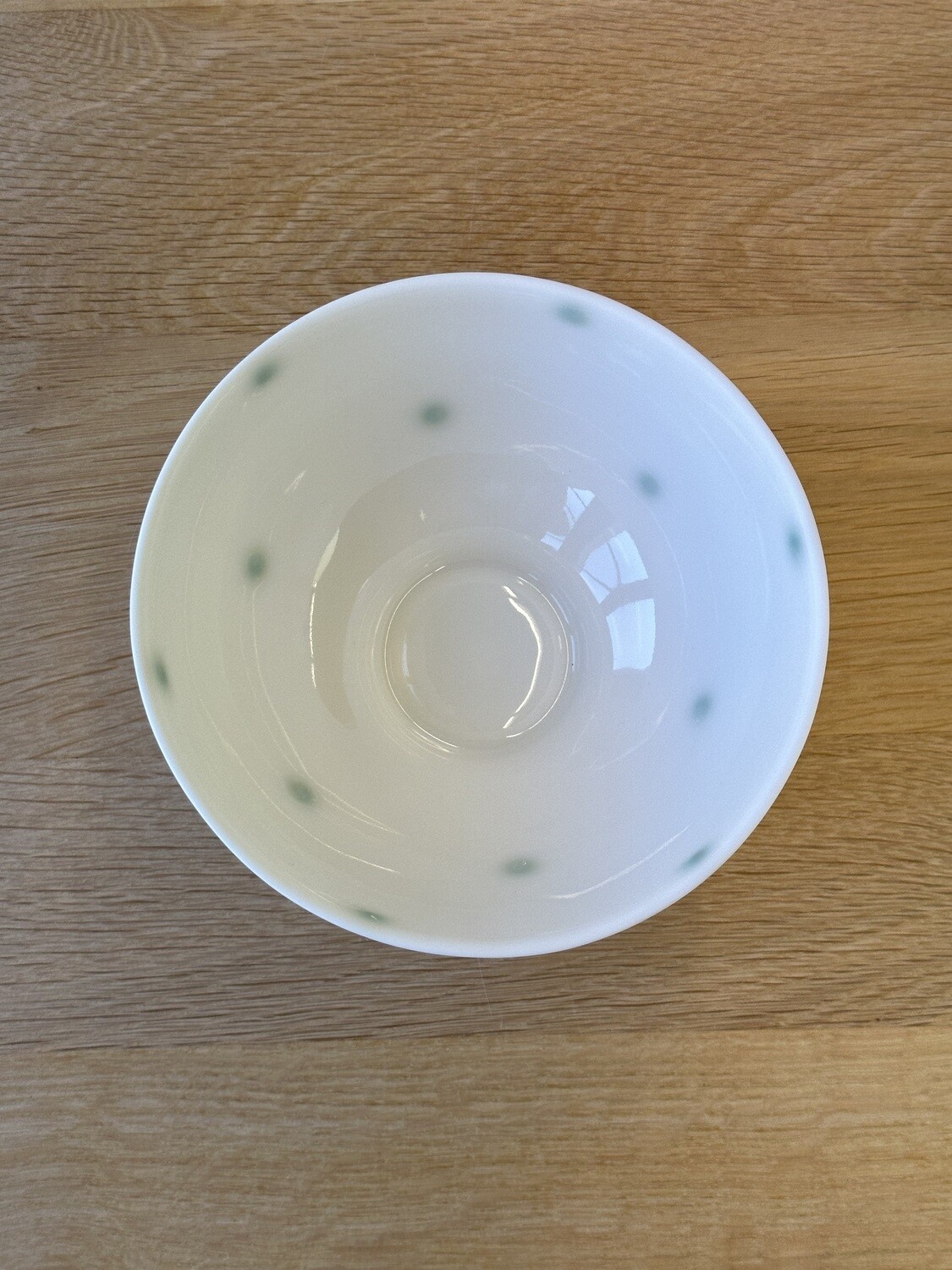 Kaolin Porzellan - Schale gross Grün
