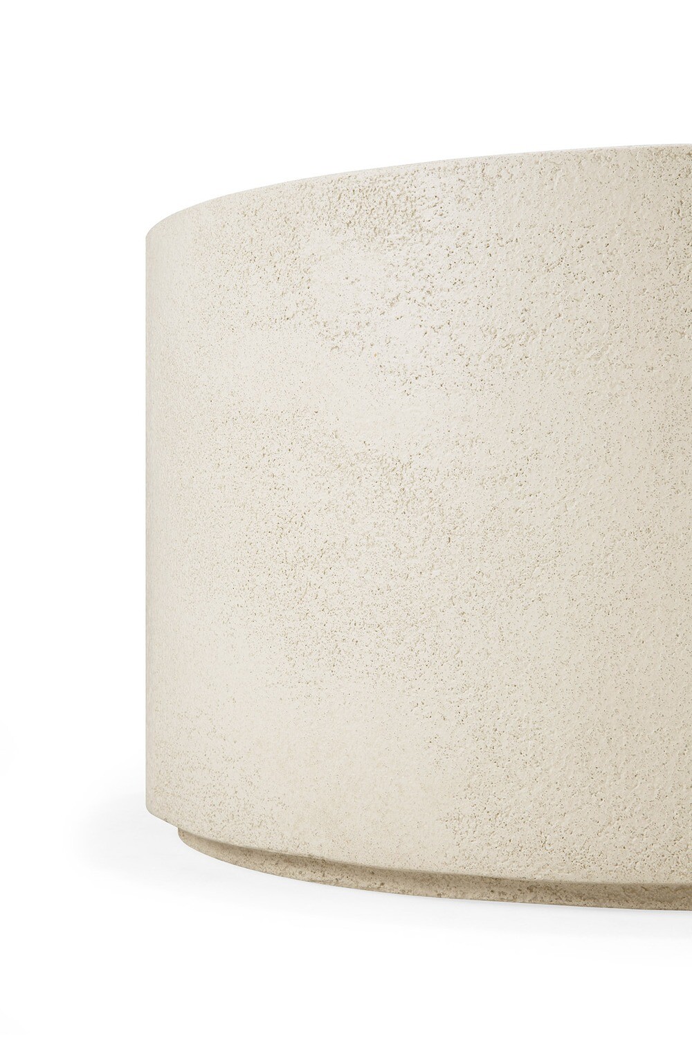 Ethnicraft - Elements Couchtisch - Off White, rund