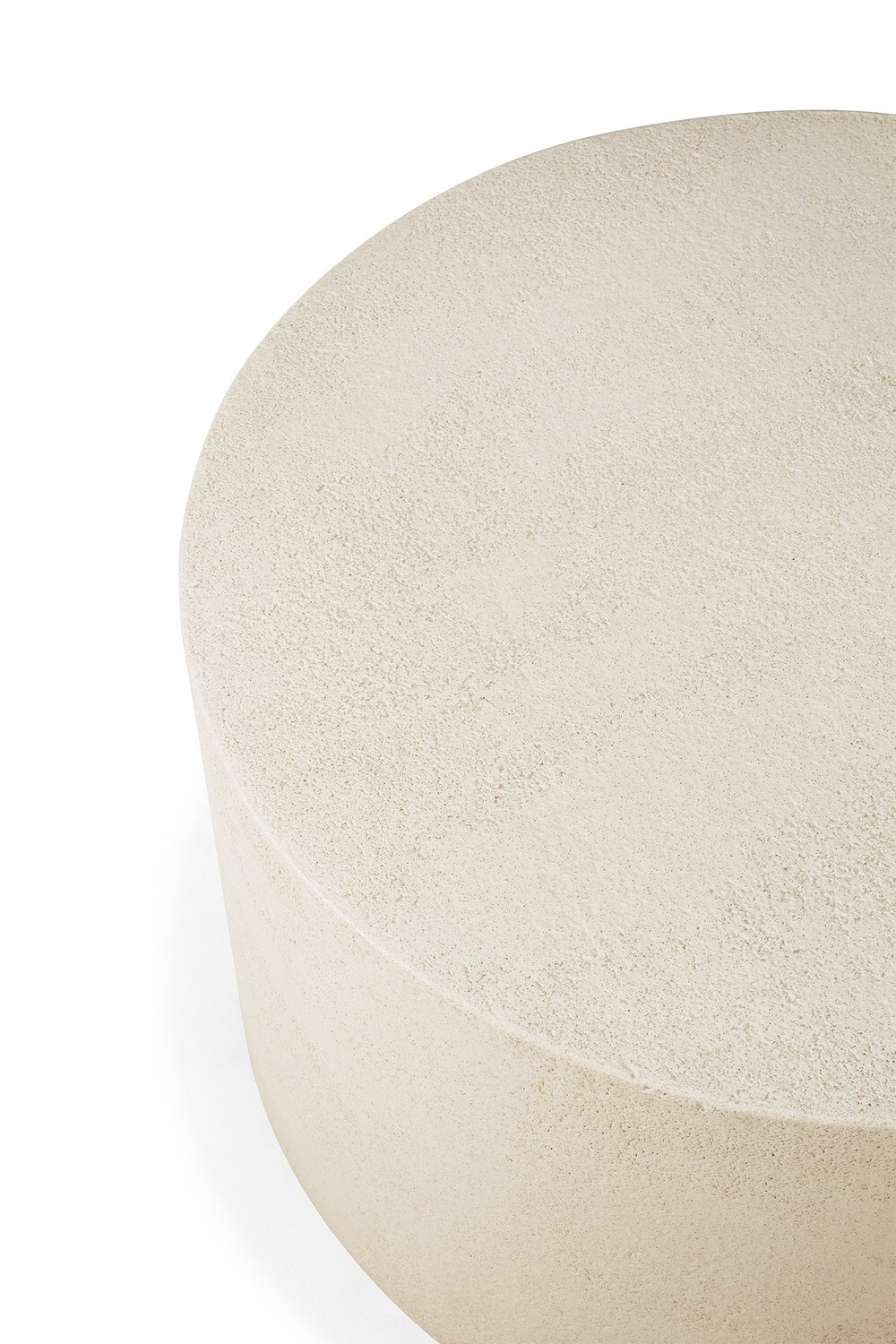 Ethnicraft - Elements Couchtisch - Off White, rund
