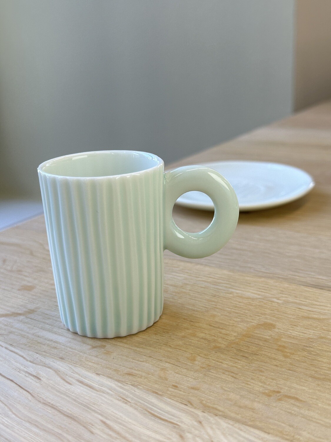Kaolin Porzellan - Espresso Unterteller Grün