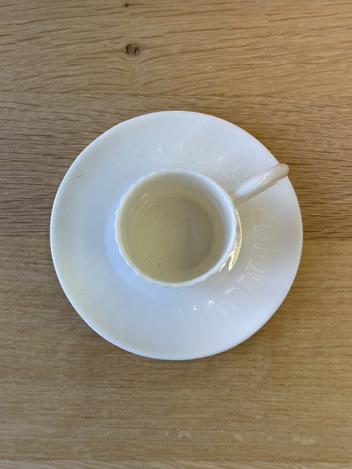 Kaolin Porzellan - Espresso Unterteller Weiss