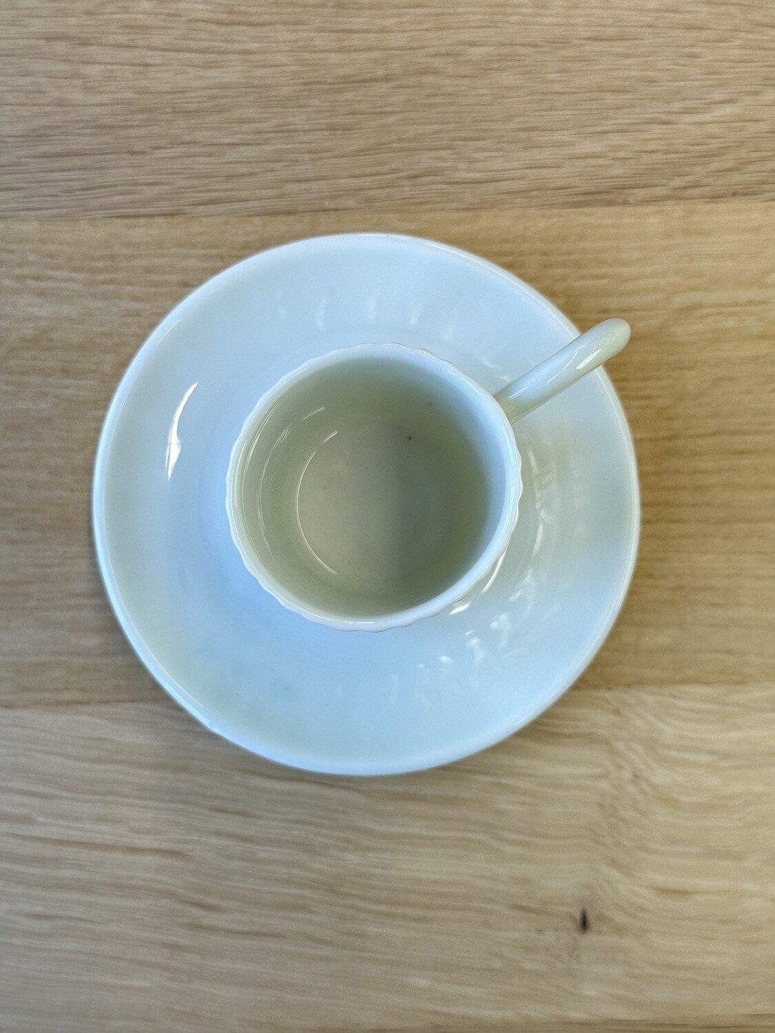 Kaolin Porzellan - Espresso Unterteller Grün