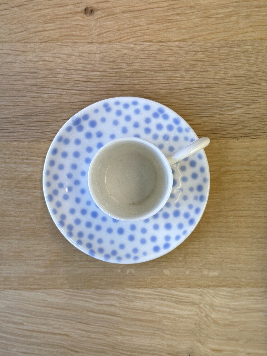 Kaolin Porzellan - Espresso Unterteller Blau