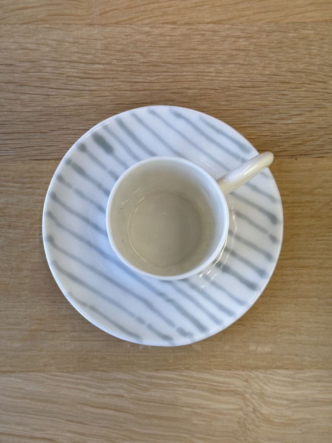 Kaolin Porzellan - Espresso Unterteller Grau