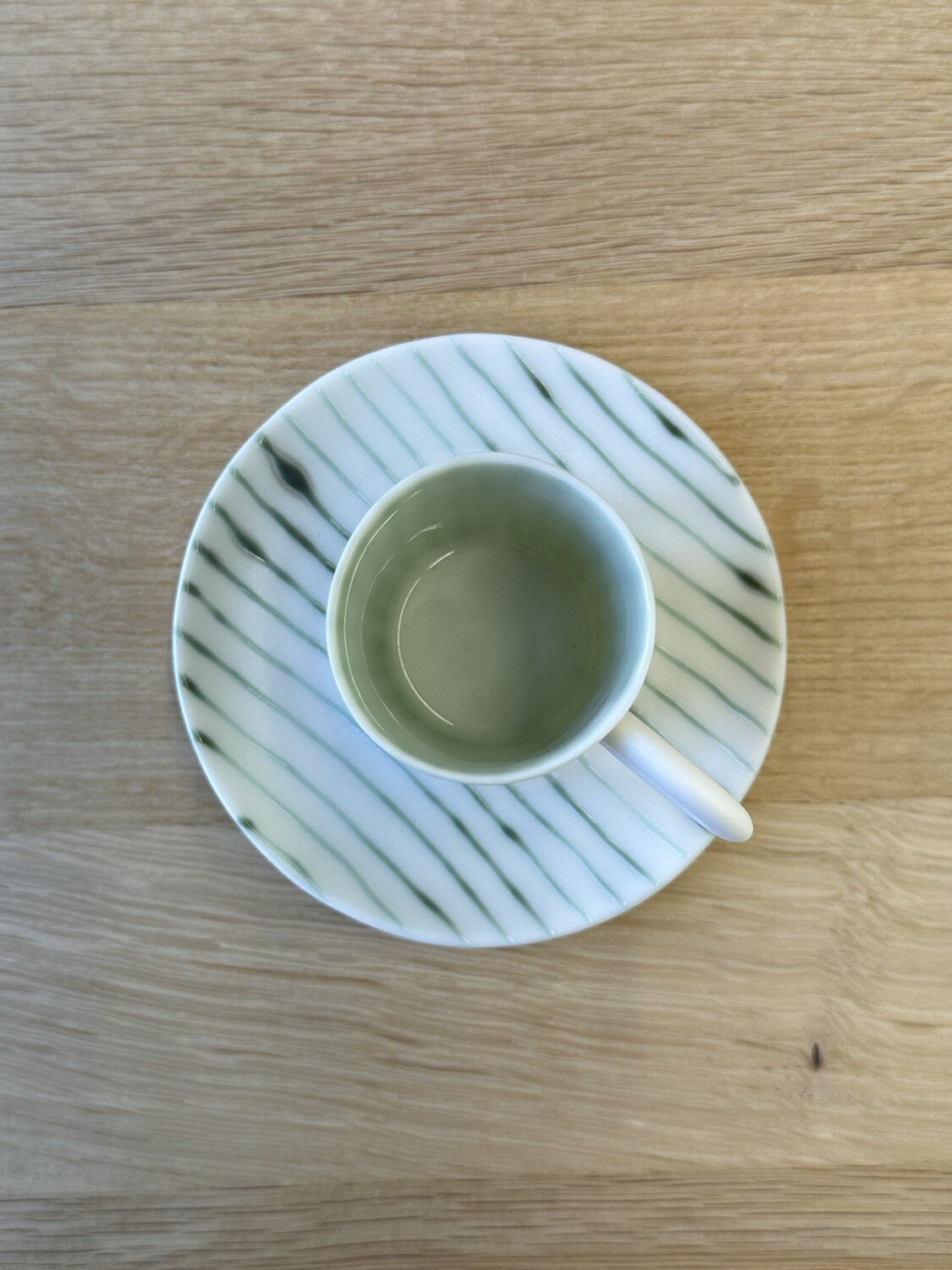 Kaolin Porzellan - Espresso Unterteller Grün