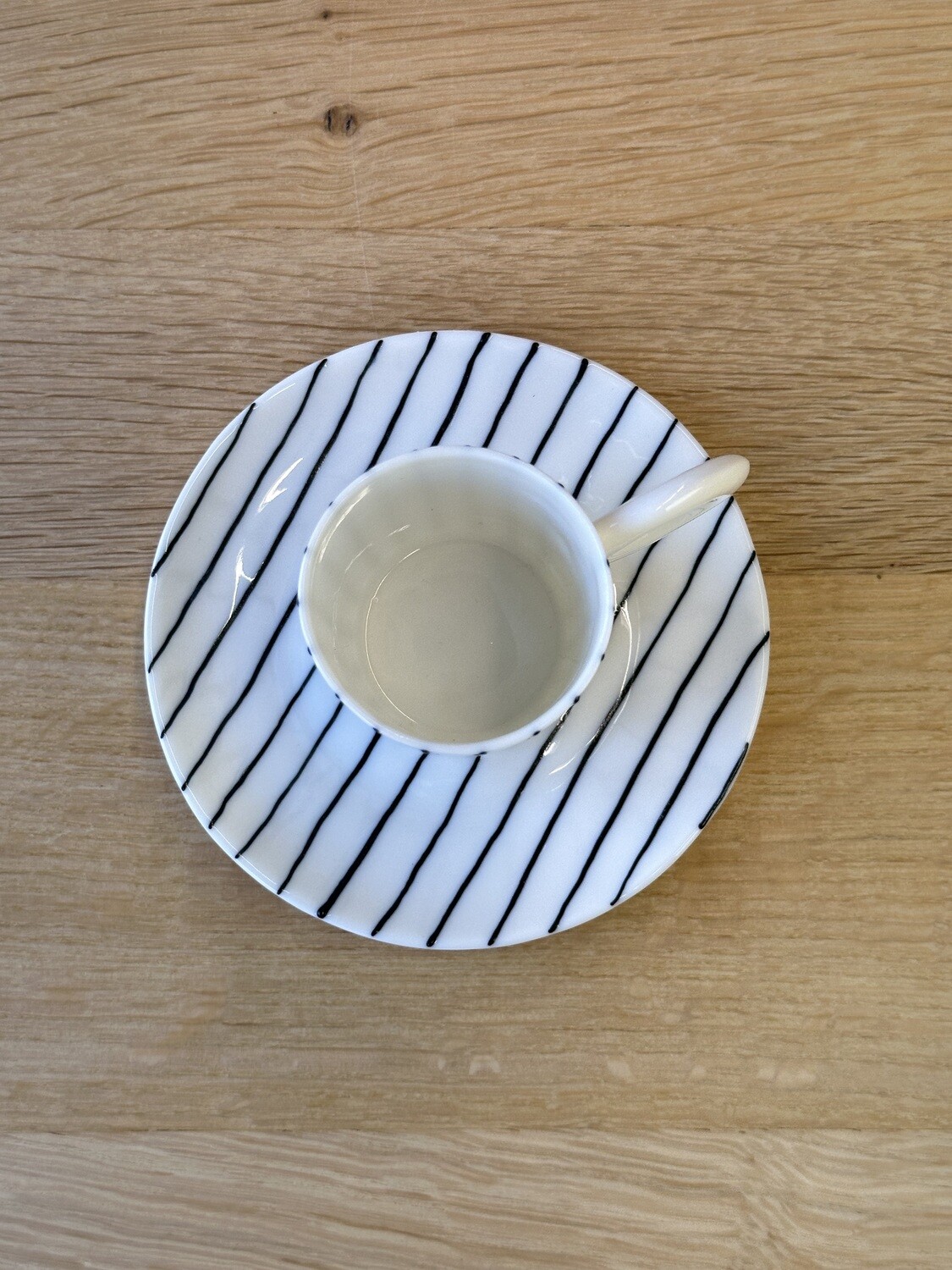 Kaolin Porzellan - Espresso Unterteller Schwarz