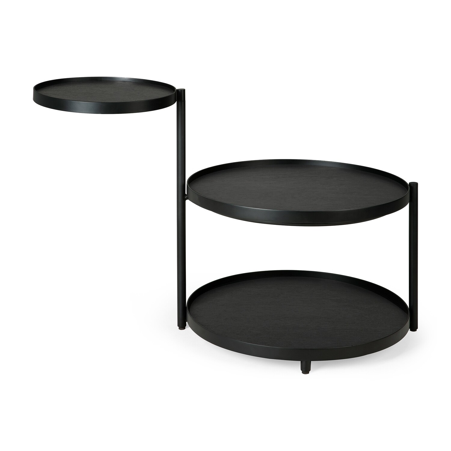 Ethnicraft - Swivel Beistelltisch - Schwarz