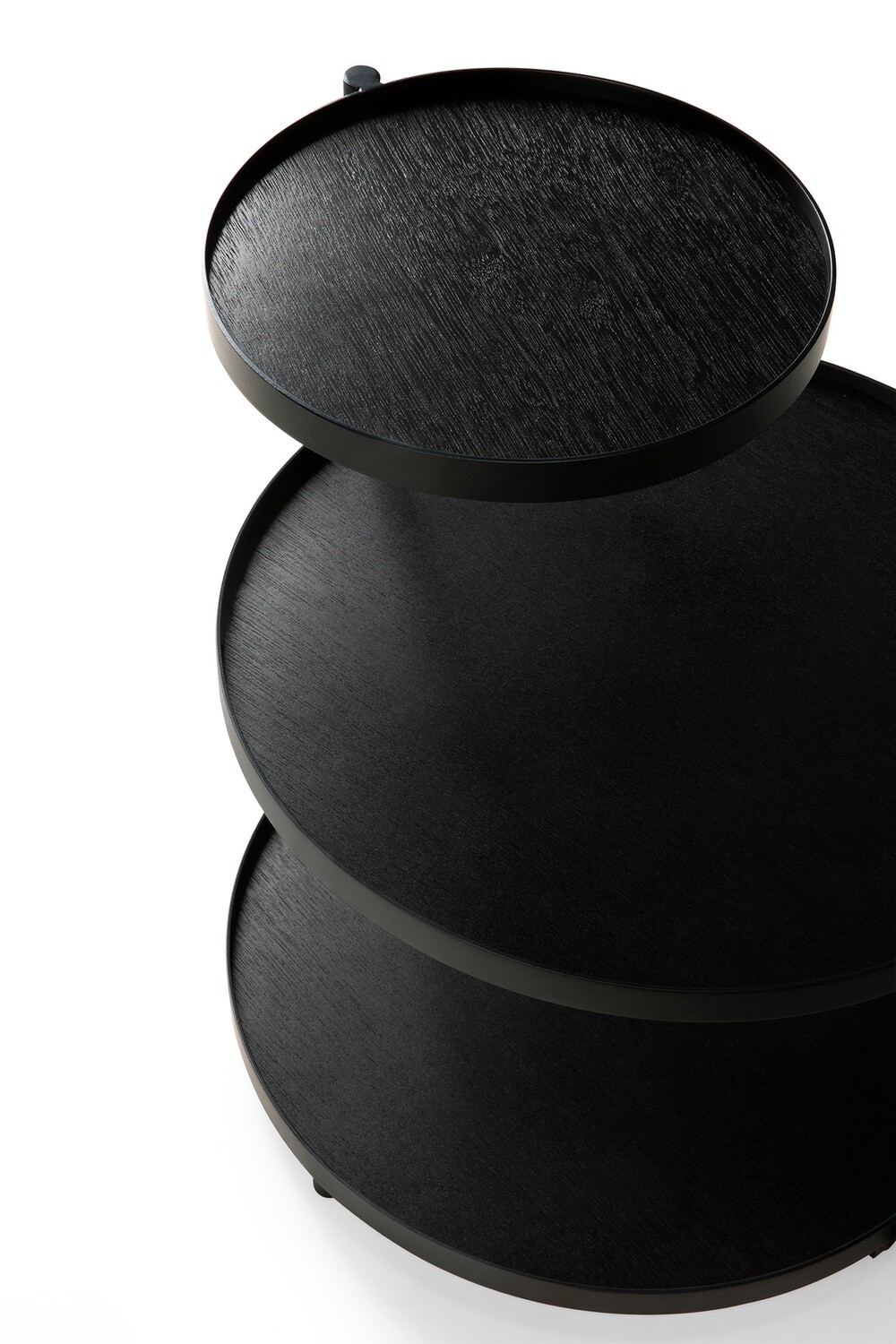 Ethnicraft - Swivel Beistelltisch - Schwarz