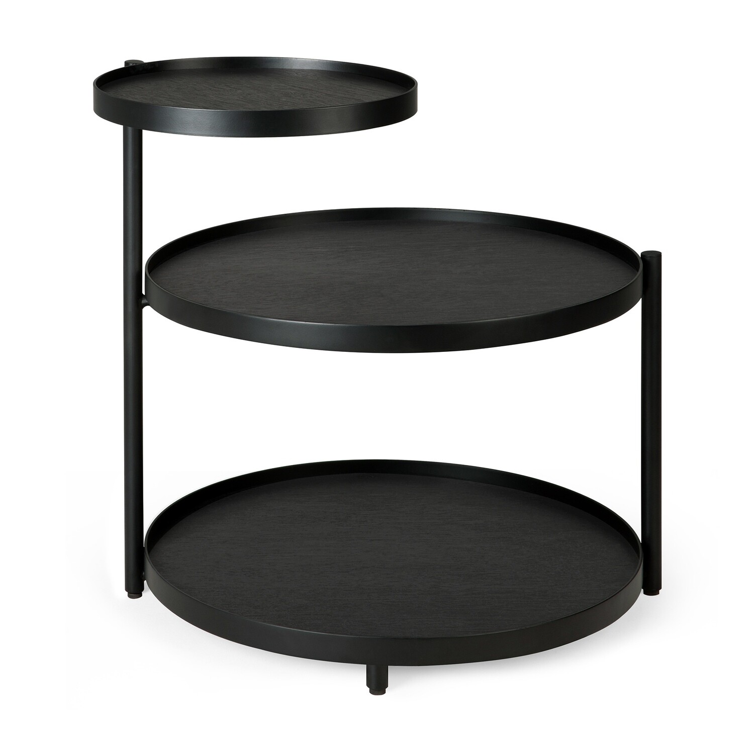 Ethnicraft - Swivel Beistelltisch - Schwarz