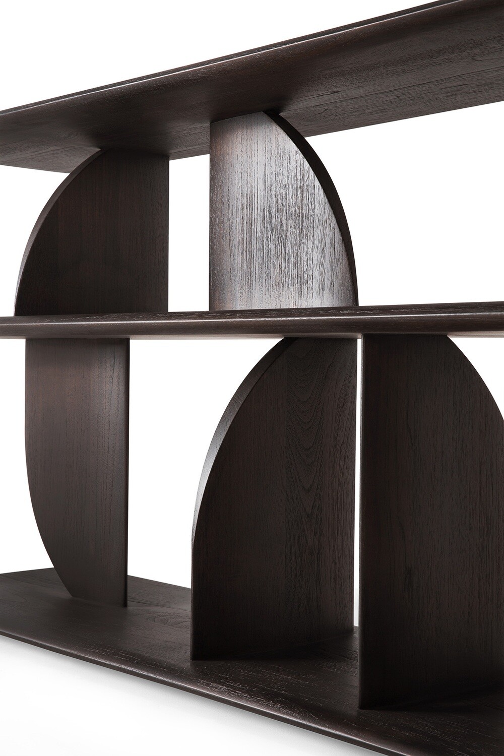 Ethnicraft - Geometric Konsole - Teak, dunkelbraun