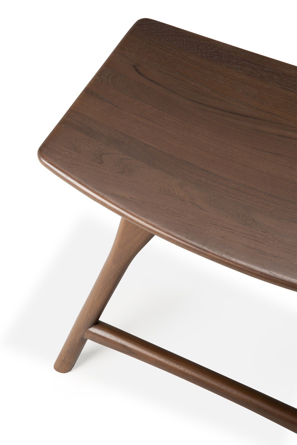 Ethnicraft - Osso Hocker - Teak, dunkelbraun