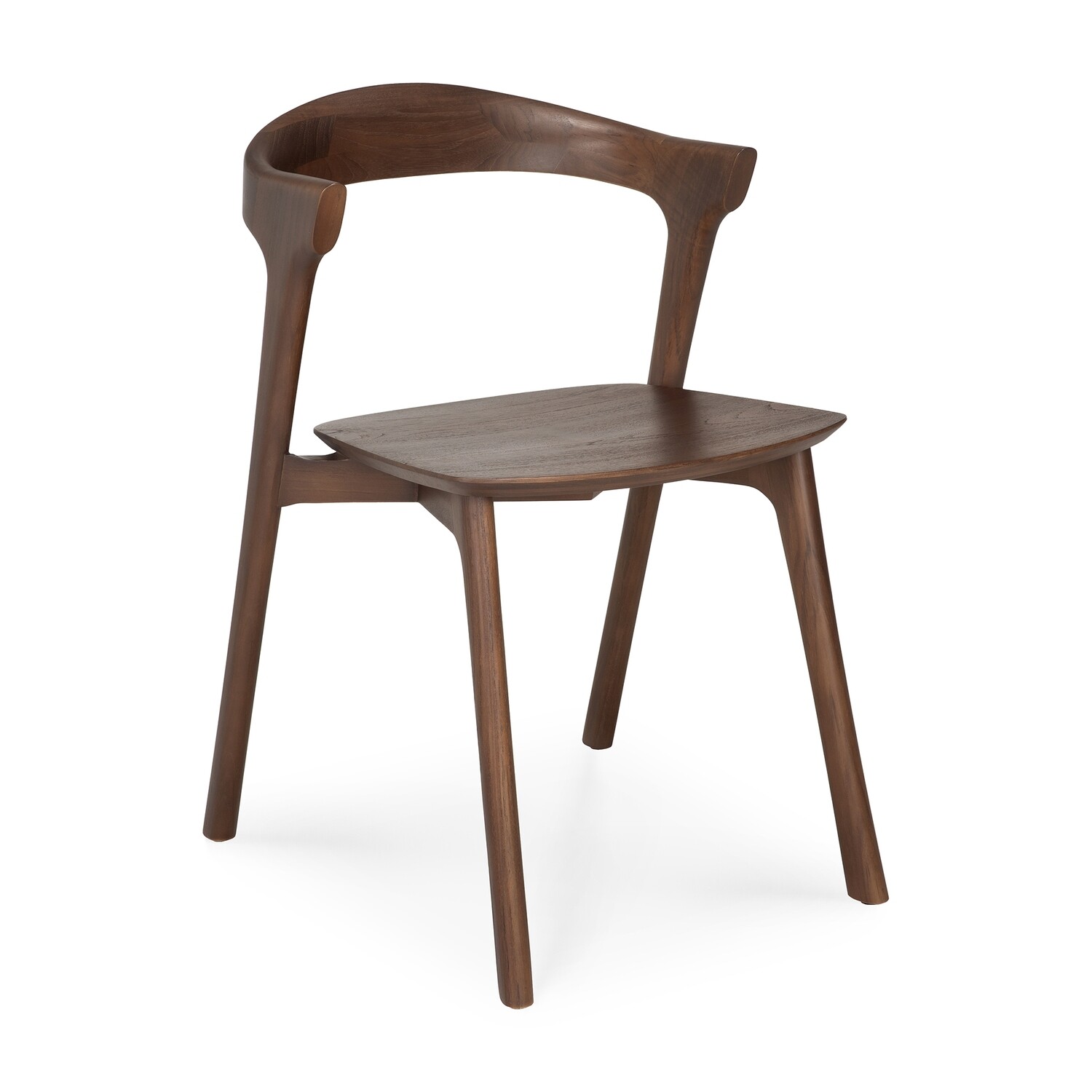 Ethnicraft - Bok Stuhl - Teak, dunkelbraun