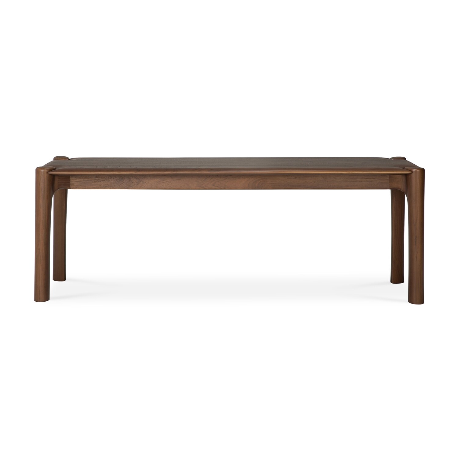 Ethnicraft - PI Bank - Teak, dunkelbraun, Länge: 126cm