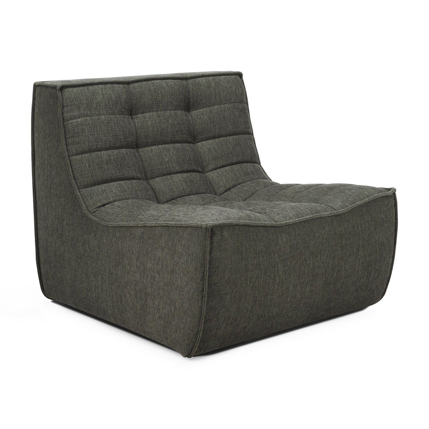 Ethnicraft - N701 Sofa - 1 Sitzer, Moss, Eco Stoff