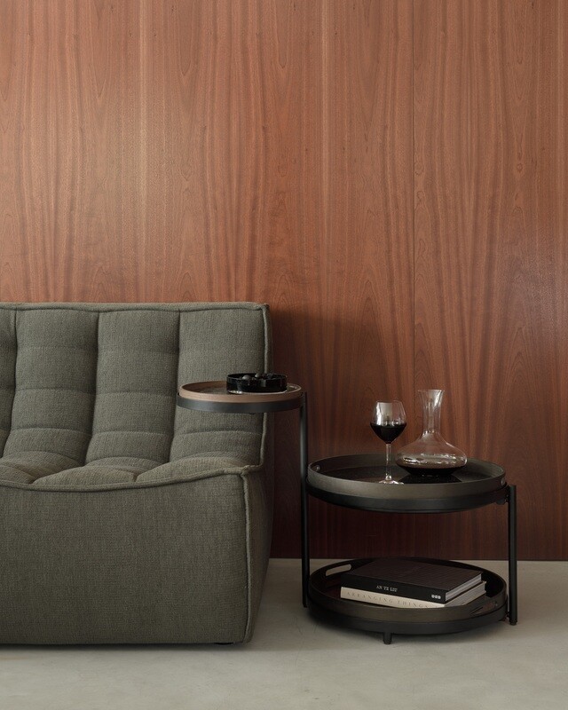 Ethnicraft - N701 Sofa - 1 Sitzer, Moss, Eco Stoff
