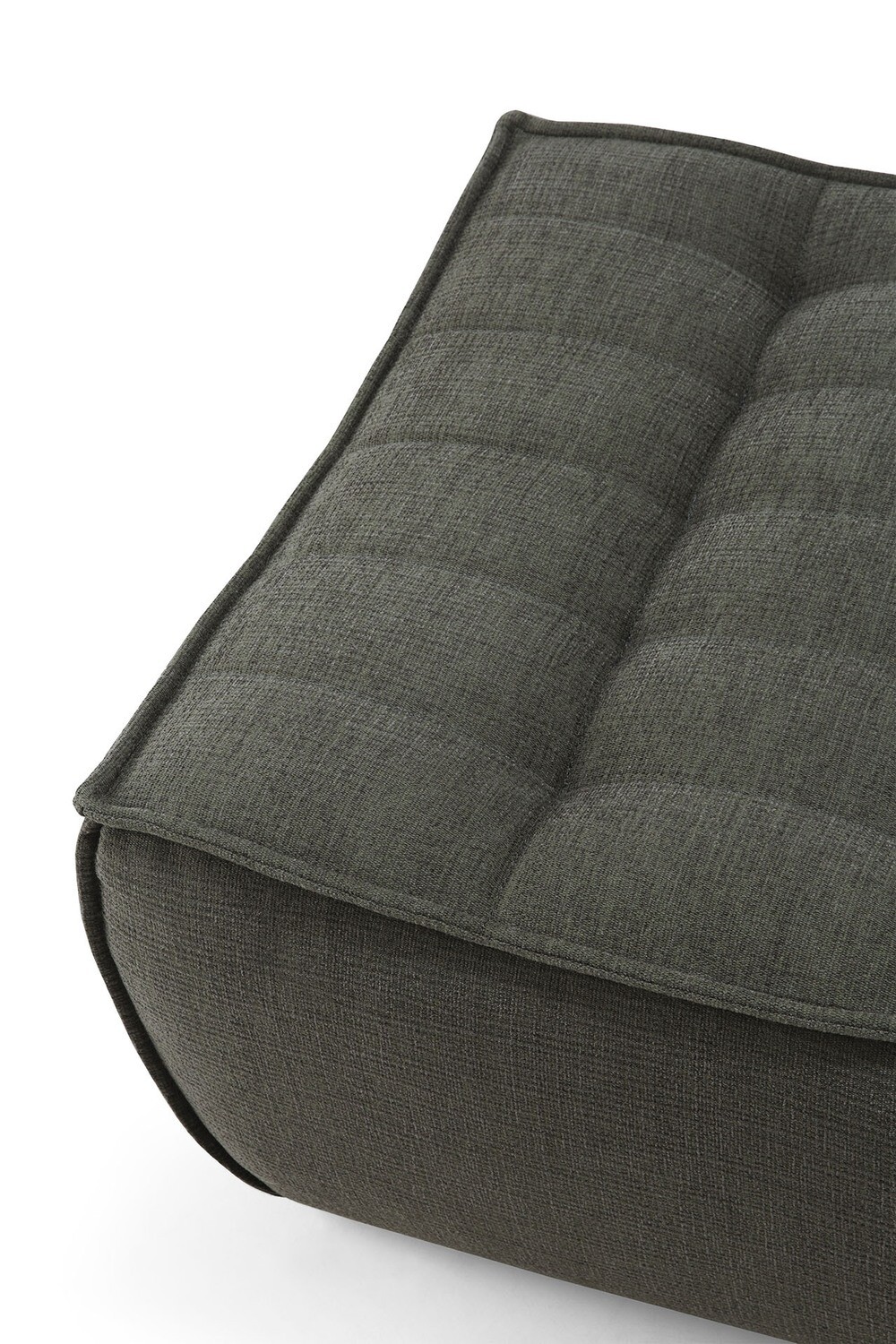 Ethnicraft - N701 Sofa - Polsterhocker, Moss, Eco Stoff