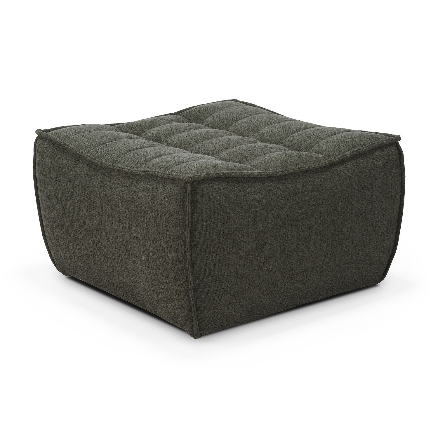 Ethnicraft - N701 Sofa - Polsterhocker, Moss, Eco Stoff