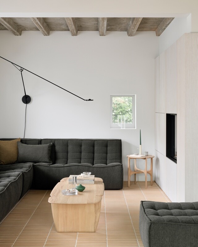 Ethnicraft - N701 Sofa - 2 Sitzer, Moss, Eco Stoff