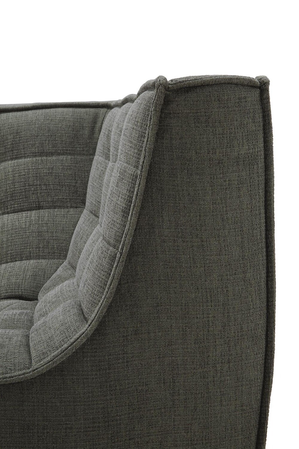 Ethnicraft - N701 Sofa - Ecke, Moss, Eco Stoff
