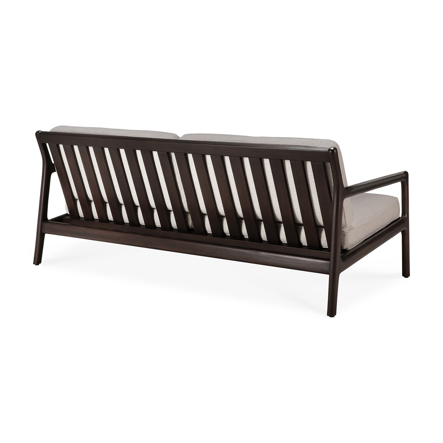 Ethnicraft - Jack Sofa 2 Sitzer - Mahagoni, dunkelbraun