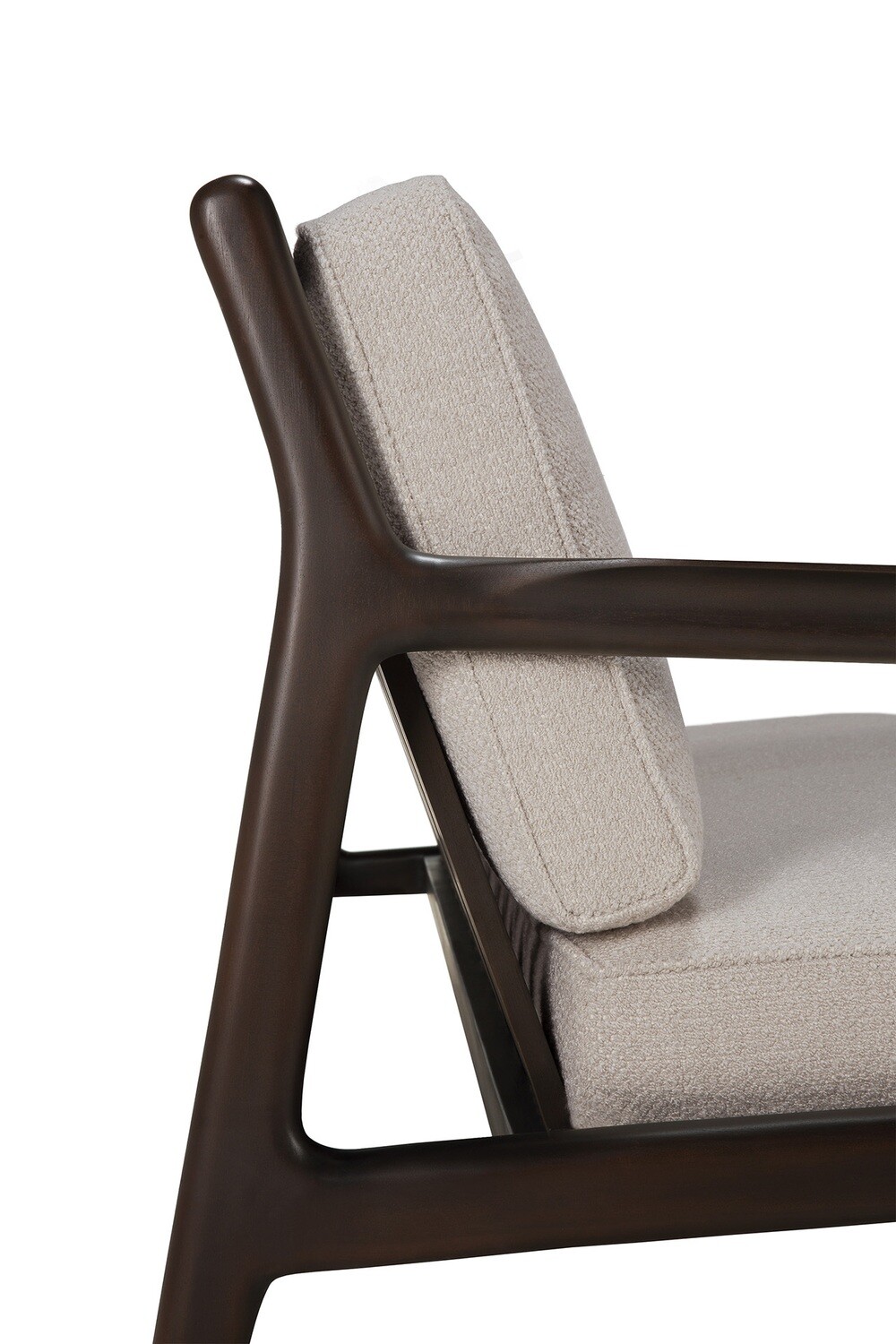 Ethnicraft - Jack Sofa 2 Sitzer - Mahagoni, dunkelbraun