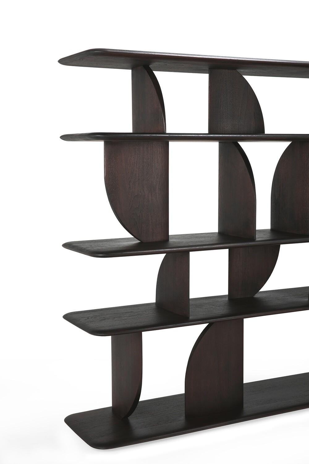 Ethnicraft - Geometric Regal - Teak, dunkelbraun