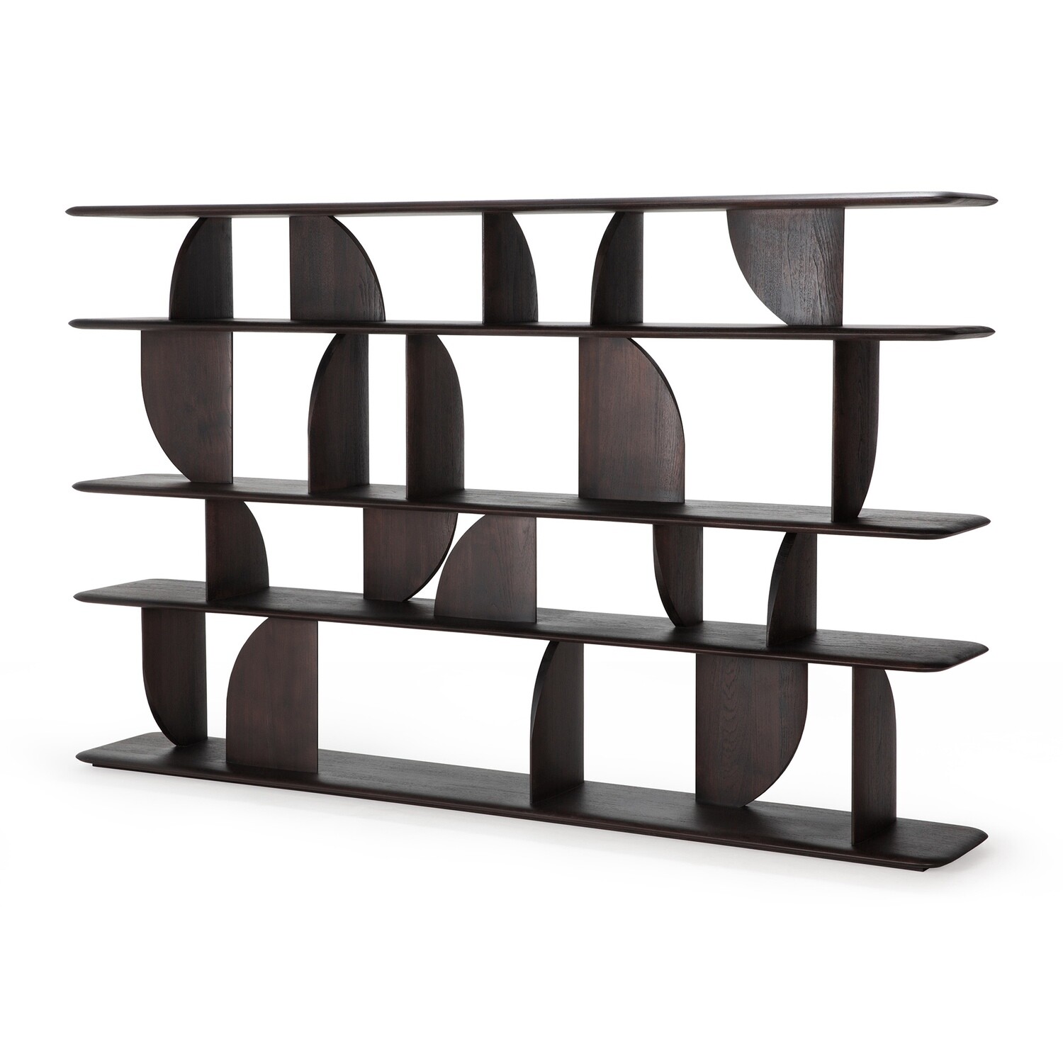 Ethnicraft - Geometric Regal - Teak, dunkelbraun