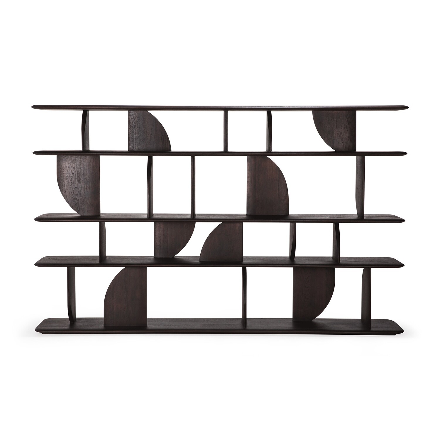 Ethnicraft - Geometric Regal - Teak, dunkelbraun