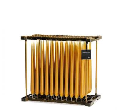 Peitschenkerze 4 Stk. - Warm Amber 762, matt Peitschenkerze 4 Stk. - Warm Amber 762, matt