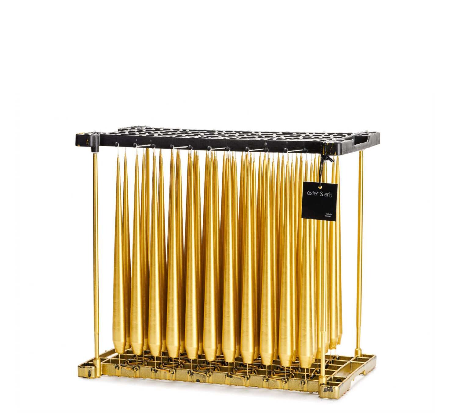 ester &amp; erik - Peitschenkerze - Gold Metallic 90, hochglanz