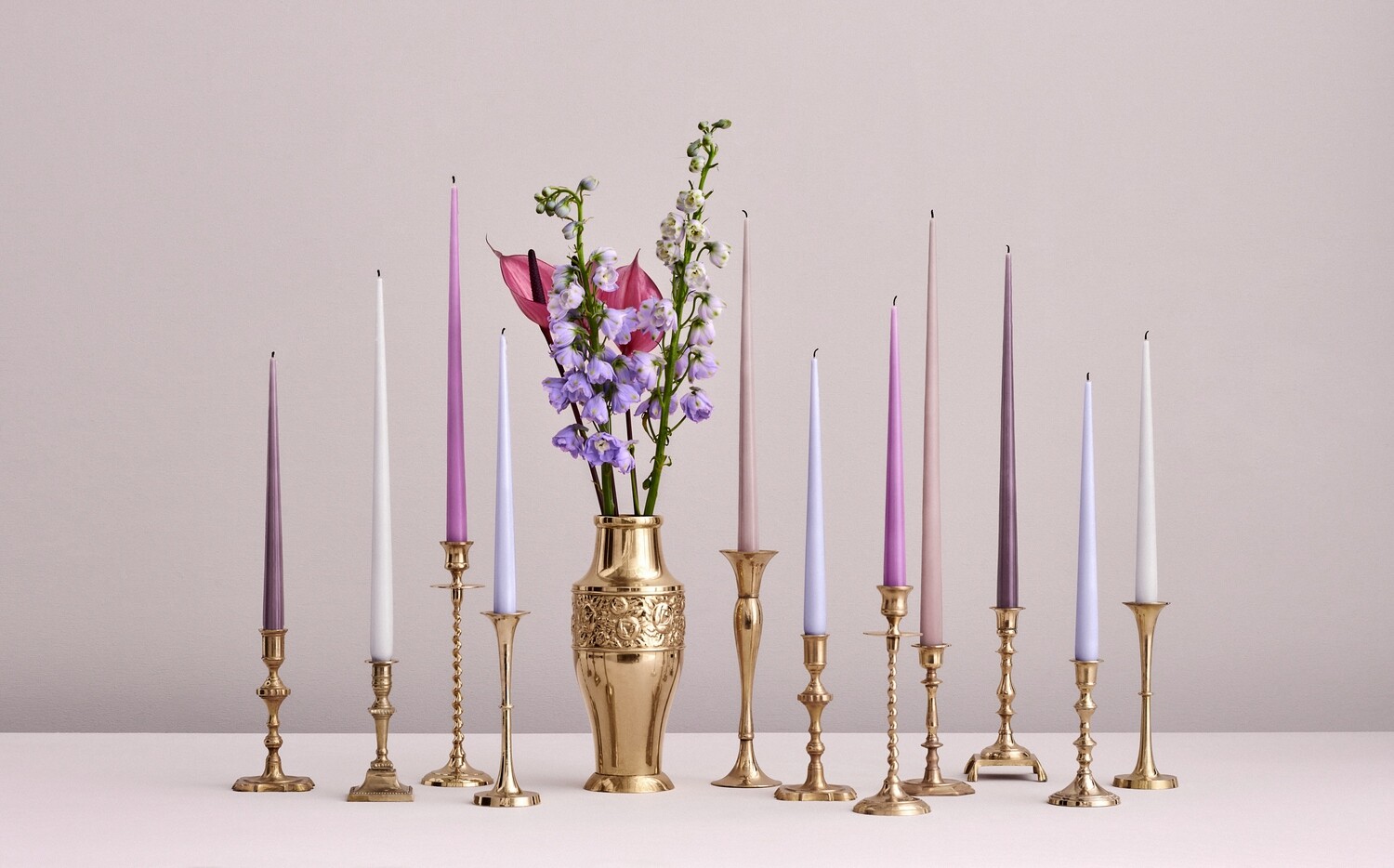 ester &amp; erik - Peitschenkerze - Crocus Delight 07, matt