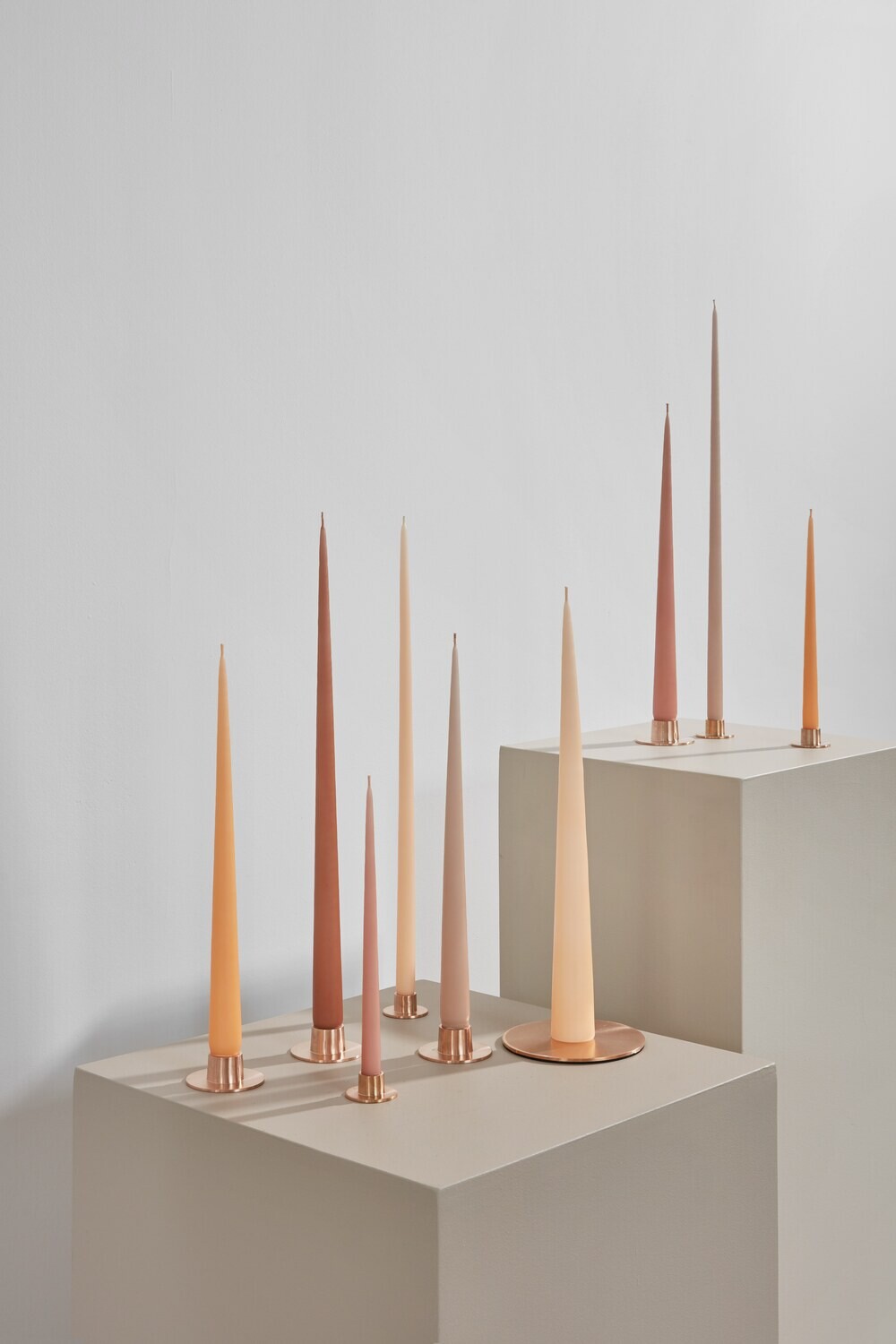 ester &amp; erik - Peitschenkerze - Terra Cotta 72, matt