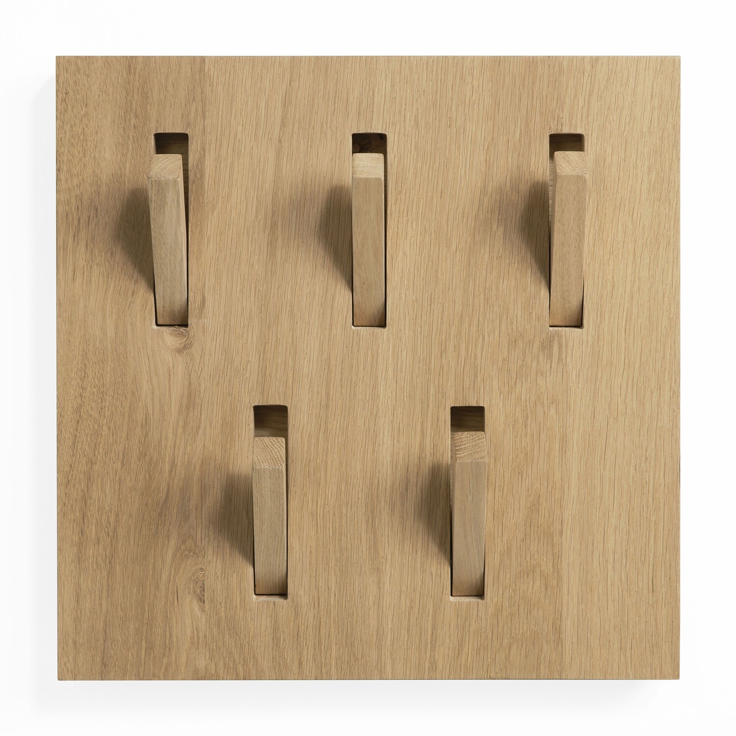 Ethnicraft - Utilitile Garderobe - Eiche, Grösse: 5 Haken