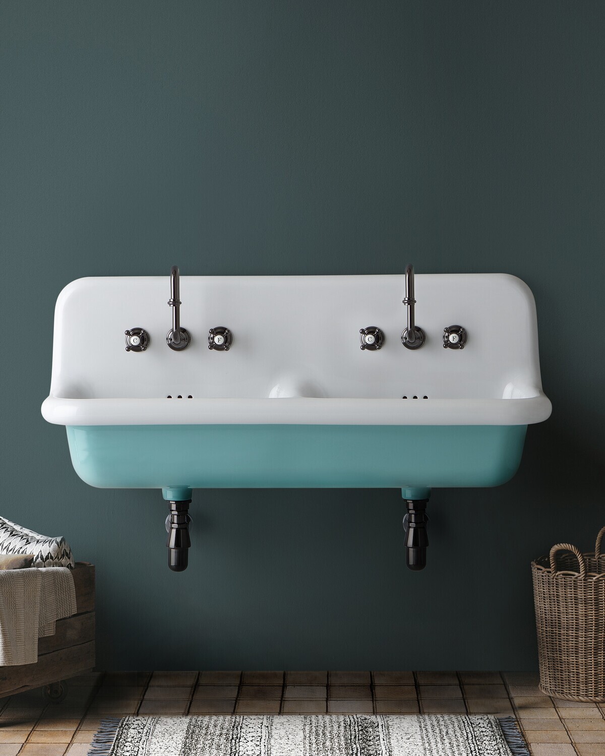 Bleu Provence - True Colors Doppel-Waschbecken