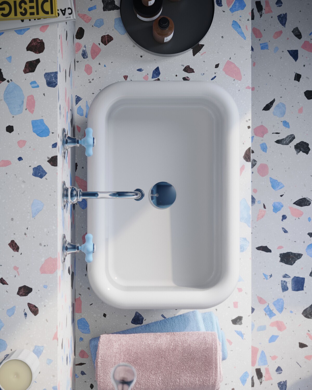 Bleu Provence - True Colors Lite Waschbecken - Countertop