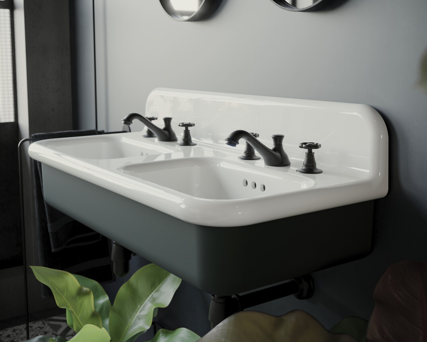 Bleu Provence - True Colors Lite Doppel-Waschbecken