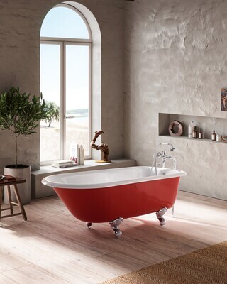 Bleu Provence - Anis Badewanne - mit Füssen