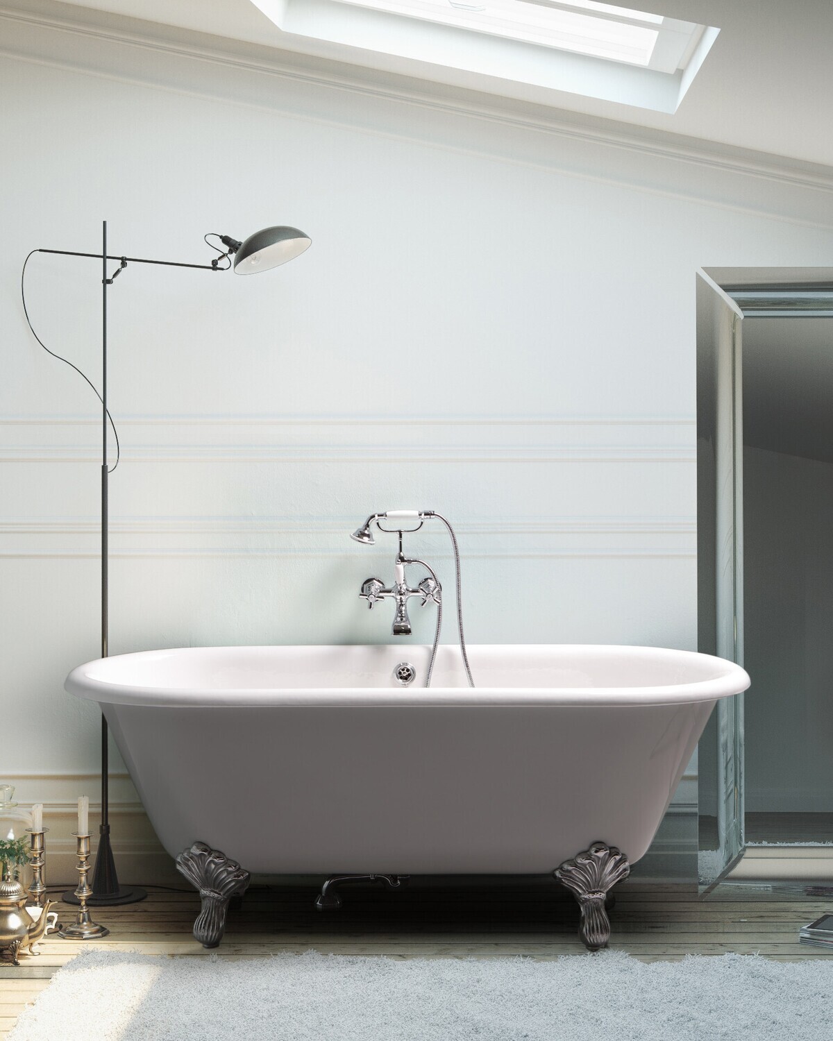 Bleu Provence - Jasmine Badewanne - mit Füssen