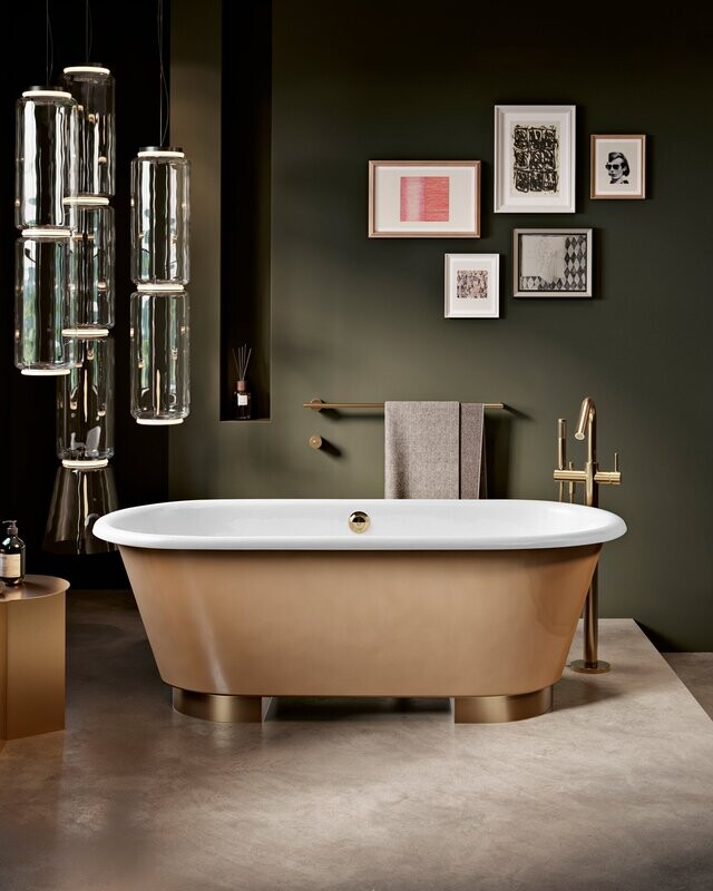 Bleu Provence - Colette Badewanne - mit Sockel