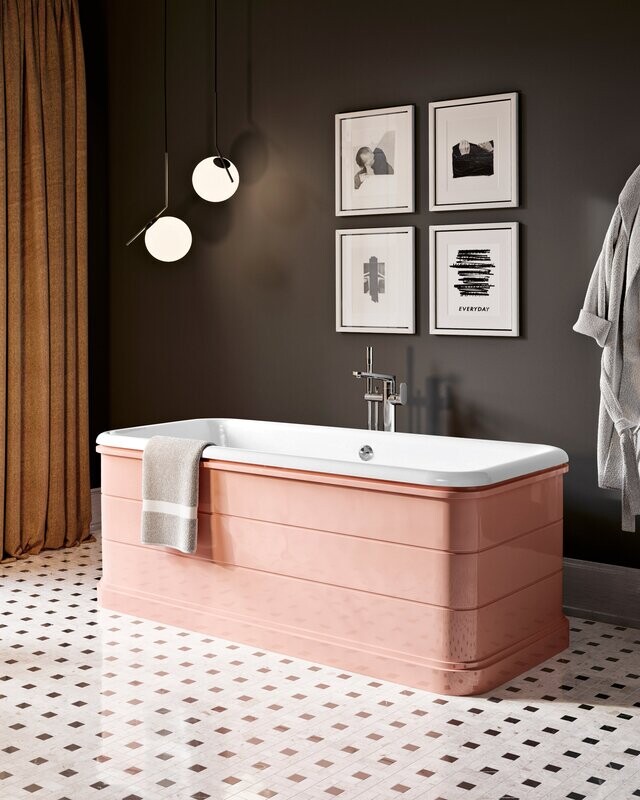 Bleu Provence - Ginger Badewanne - mit Sockel