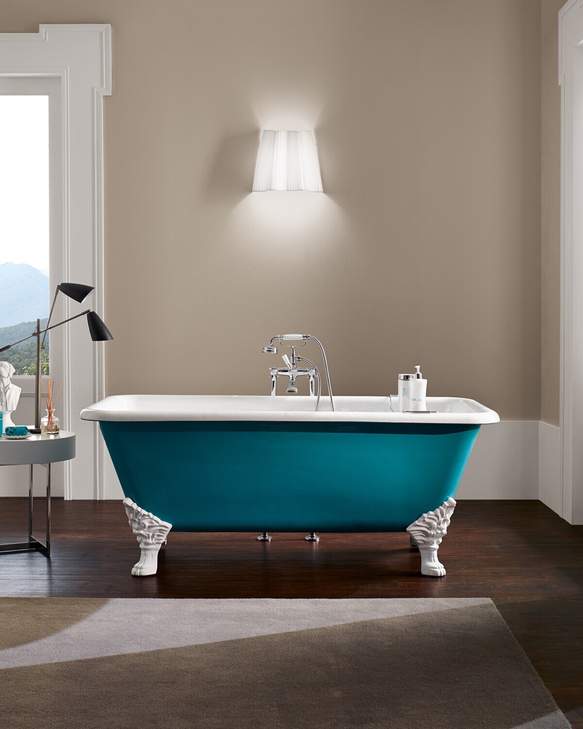 Bleu Provence - Quadro Badewanne - mit Füssen