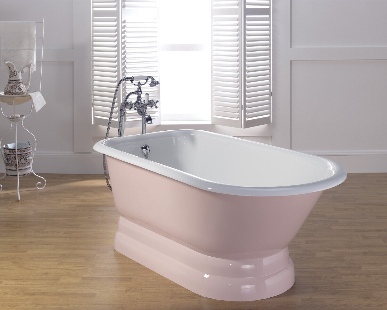 Bleu Provence - Anis Badewanne - mit Sockel