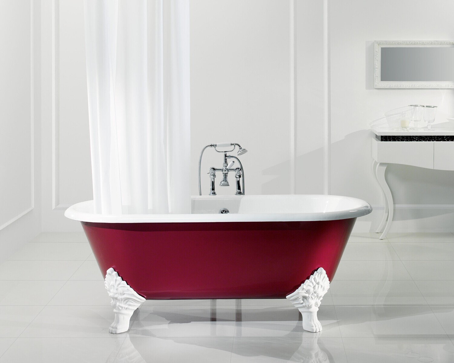 Bleu Provence - Jasmine Badewanne - mit Füssen